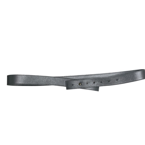 Eileen Fisher Women\'s Gray Leather Belt main image 4